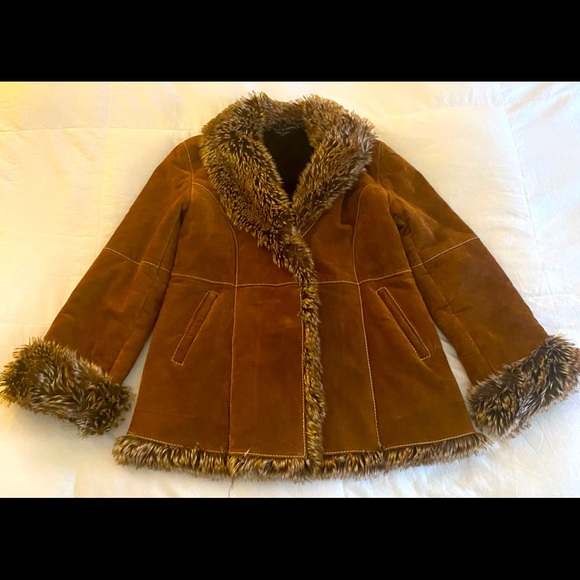 Marvin Richards Leather women’s winter coat M - Picture 1 of 6